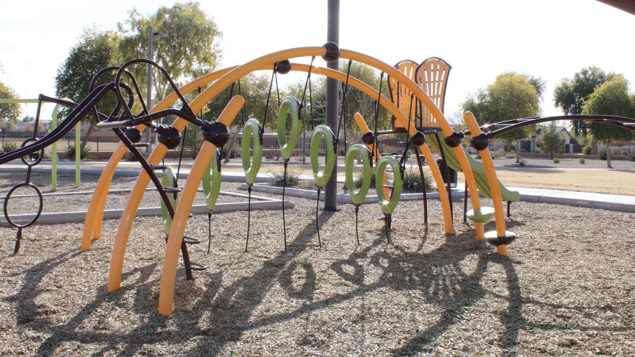Playground Climbing Structure At Valencia Park