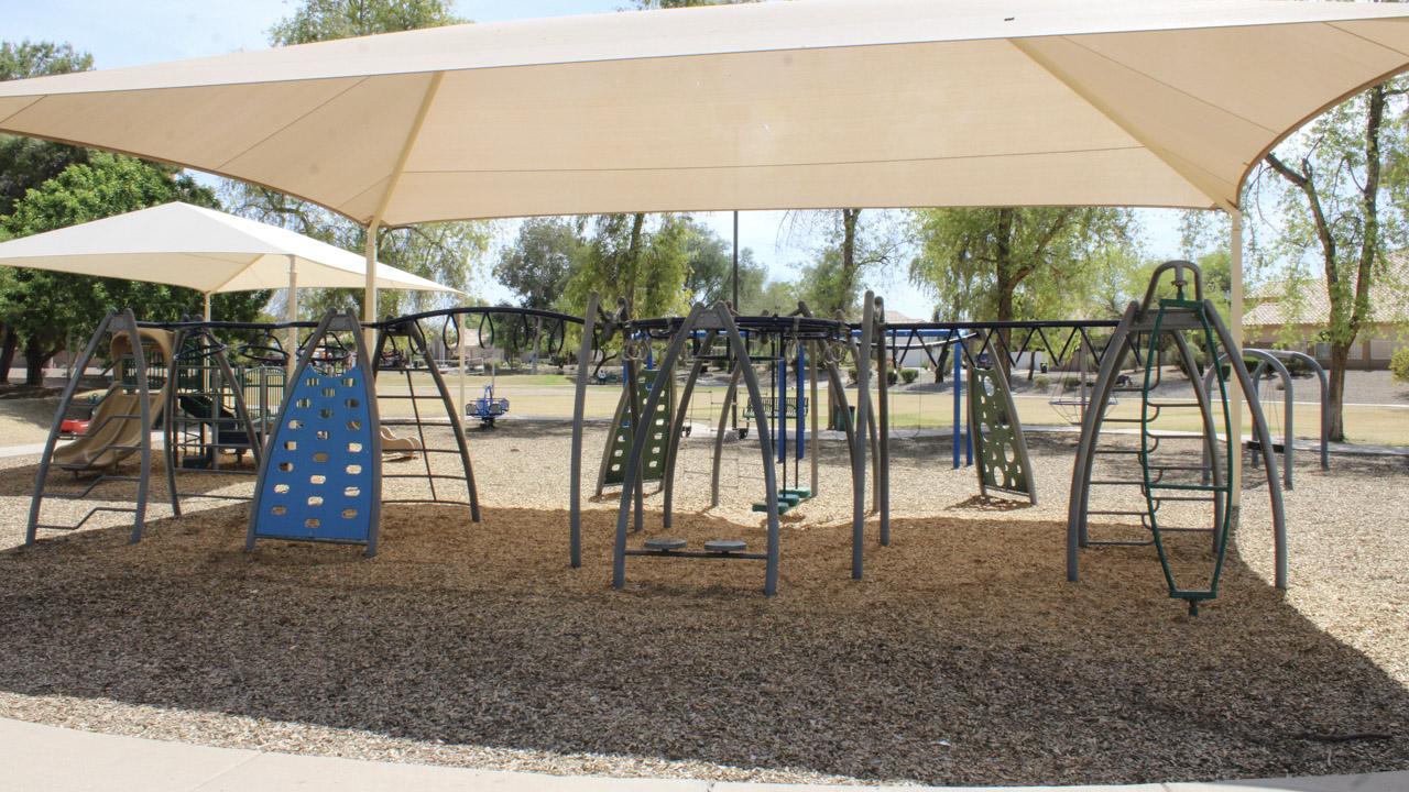 Climbing Structure At Windmills West Park