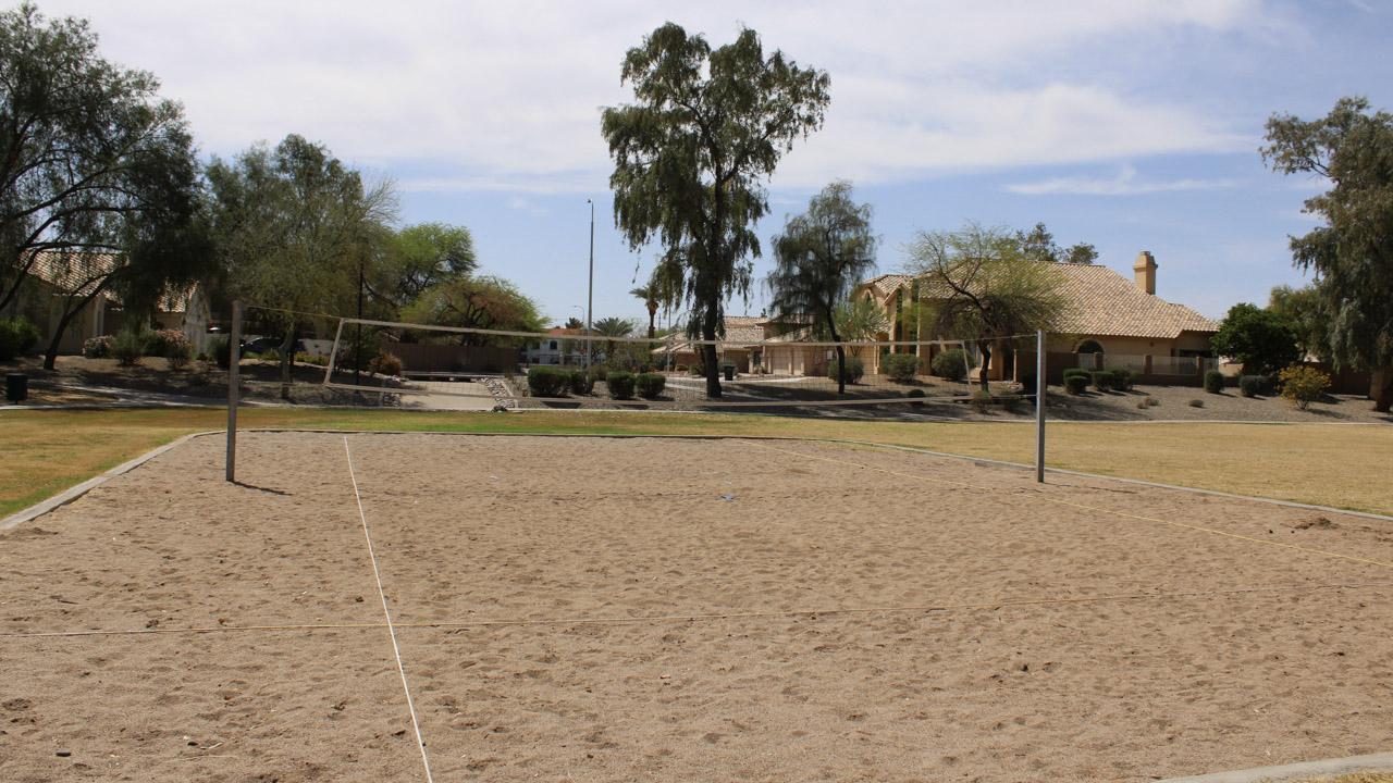 Sand Volleyball Court At Windmills West Park