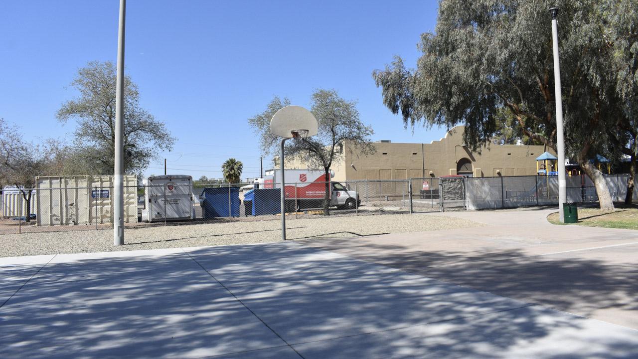 Basketball Court At Winn Park