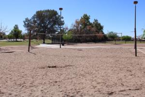 Sand volleyball court at Amberwood Park