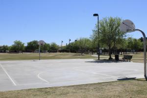 Basketball court at Arbuckle Park