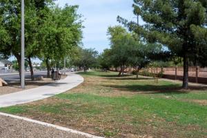 Open Field And Walking Trail At Armstrong Park