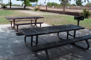 Picnic Tables At Armstrong Park