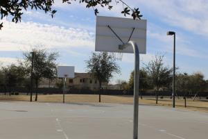 Basketball court at Centennial Park