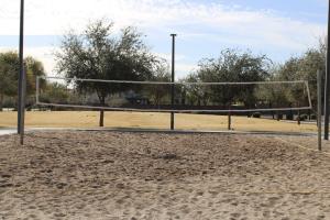Sand volleyball court at Centennial Park