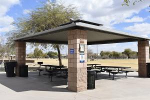 Reservable pavilion at Chuparosa Park