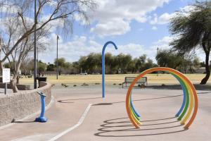 Spray pad at Chuparosa Park