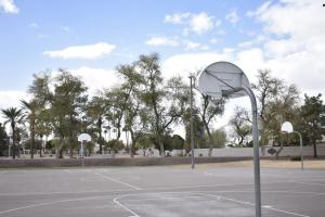 Basketball court at Dobson Park