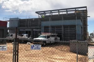 Downtown Chandler construction at AZ Ave. and Frye