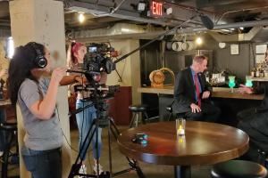 Filming state of the city