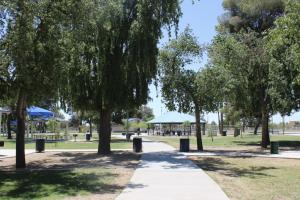 Reservable pavilions at Folley Memorial Park