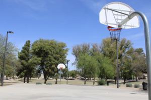 Basketball court at Harter Park