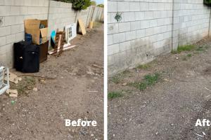 Illegal Dumping: Before and After