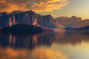 Third place Imran H saguaro lake reflection