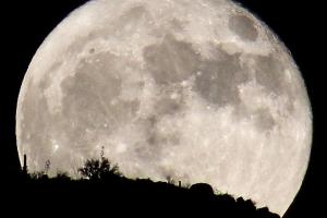 First Place Julie H moon rising over landscape