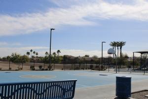 Basketball court at Lantana Ranch Park