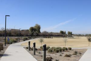 Walking path at Lantana Ranch Park