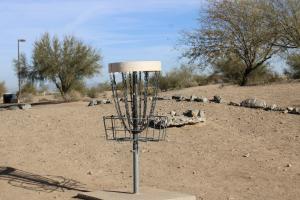 Disc golf course at Paseo Vista Recreation Area