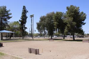 Horseshoe pit at Pima Park