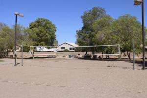 Sand volleyball court at Pine Shadows Park
