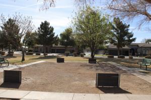 Horseshoe pit at Pinelake Park