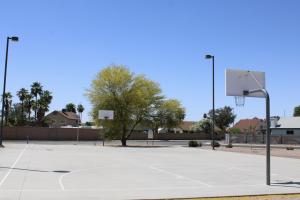 Basketball court at Price Park