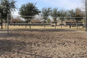 Sand volleyball court at Roadrunner Park