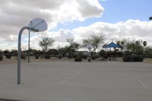 Basketball court at Ryan Park