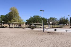 Sand volleyball court at Stonegate Park