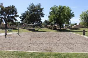 Sand Volleyball Court At Sunset Park