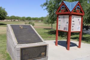Dedication Plaque At Tibshraeny Park