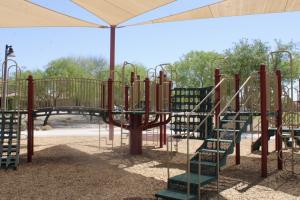 Playground Climbing Wall At Tibshraeny Park
