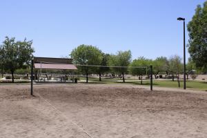 Sand Volleyball Court At Tibshraeny Park