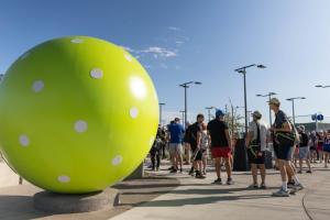 large pickleball at facility