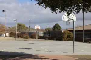 Basketball Court At Valencia Park