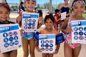 water safety bingo players