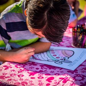 Family Easter Coloring Contest Boy