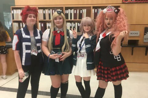 Teens cosplay as fandom characters at LibCon Teens cosplay as fandom characters at LibCon
