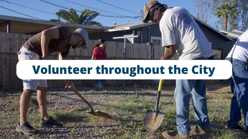 Volunteer Throughout the City