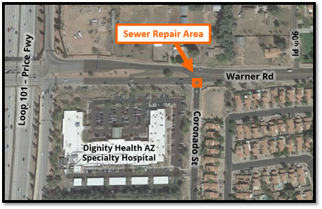 Warner & Coronado Project Area Warner Coronado Sewer Project